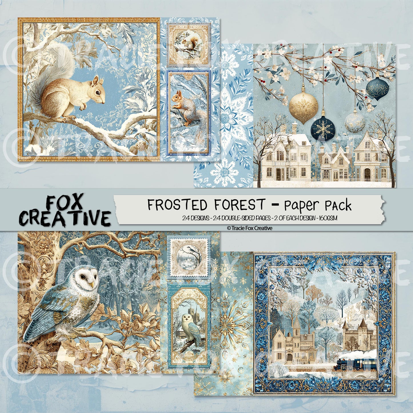 Frosted Forest – Winter Paper Collection £12.00 inc VAT (PLUS BONUS DIGITAL VERSION)