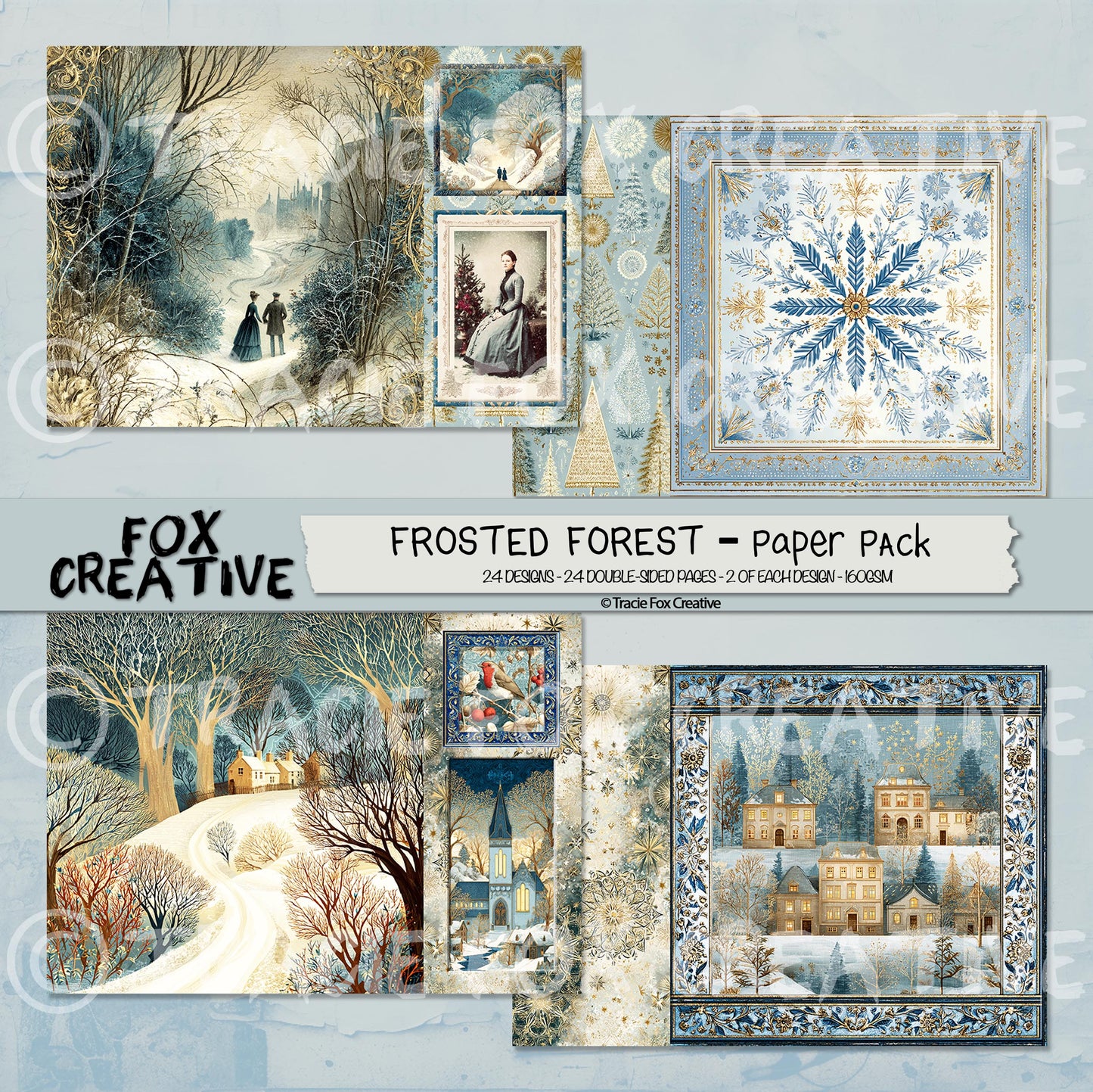 Frosted Forest – Winter Paper Collection £12.00 inc VAT (PLUS BONUS DIGITAL VERSION)